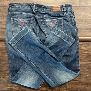 Denim Rhinestone Jeans